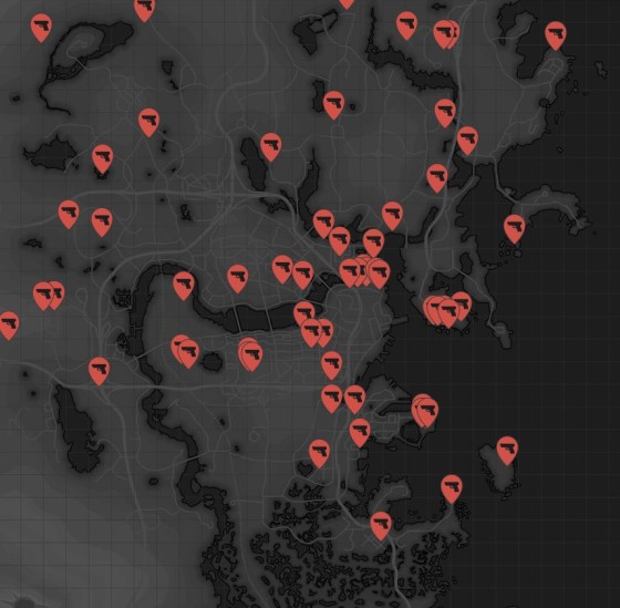 Fallout 4: Karte mit allen Fundorten der einzigartigen Waffen