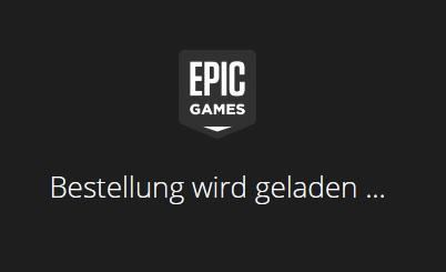 Epic Games Launcher: Bestellung wird geladen