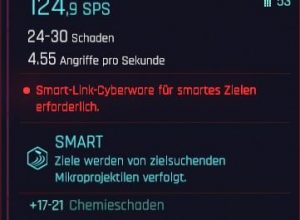 Cyberpunk 2077 Smart Waffen benutzen