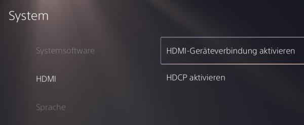 PS5 HDMI-Geräteverbindung aktivieren