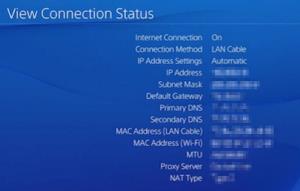 PS4 MAC-Adresse ändern