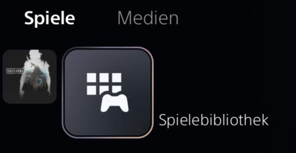 PS5 mehr Spiele auf Homescreen anzeigen