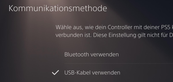 PS5-Controller Bluetooth ausschalten