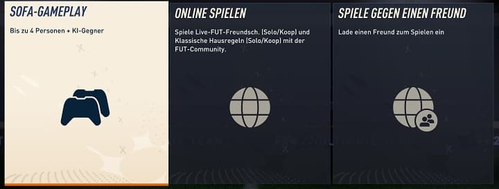FIFA 23 zu zweit online an einer Konsole spielen