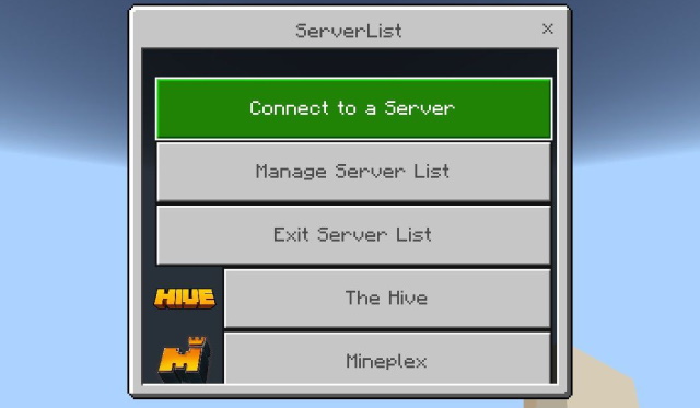 Server hinzufügen
