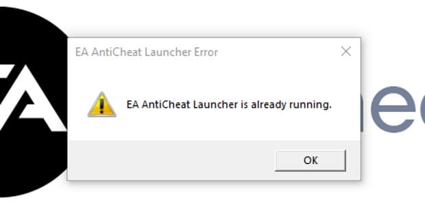 EA AntiCheat Launcher is already running