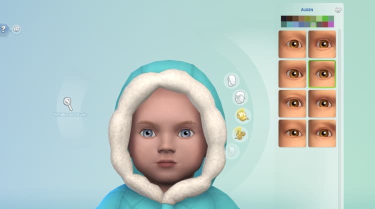 Säuglinge Augenfarbe