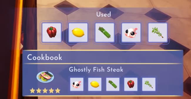 Geisterfisch-Steak