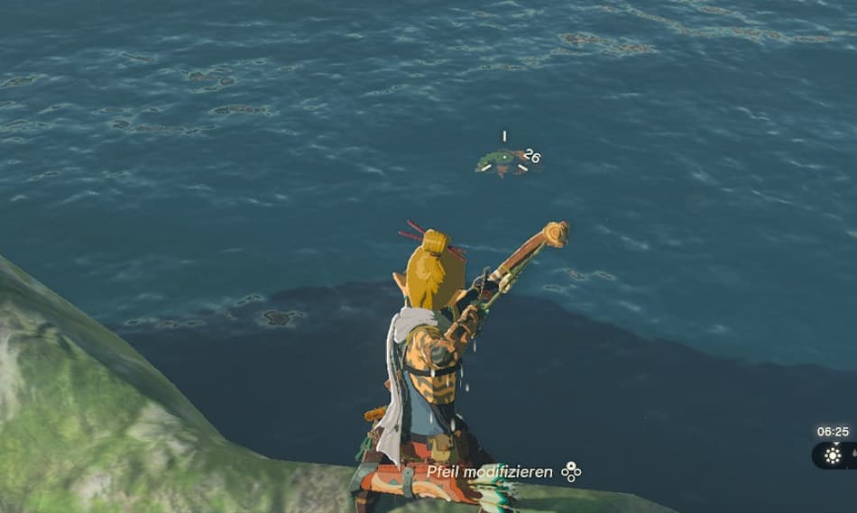 Fische fangen in Zelda TotK