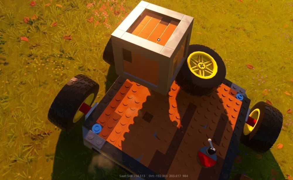Lenkrad bauen in Lego Fortnite