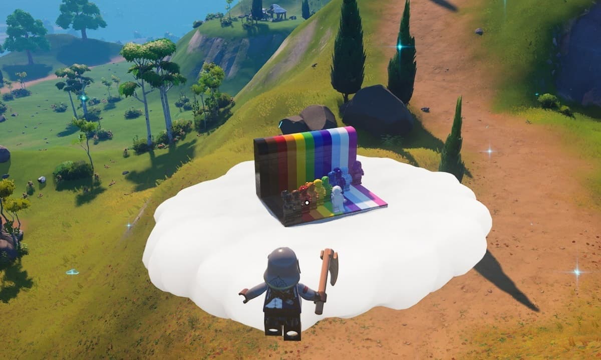 Lego Fortnite Regenbogen